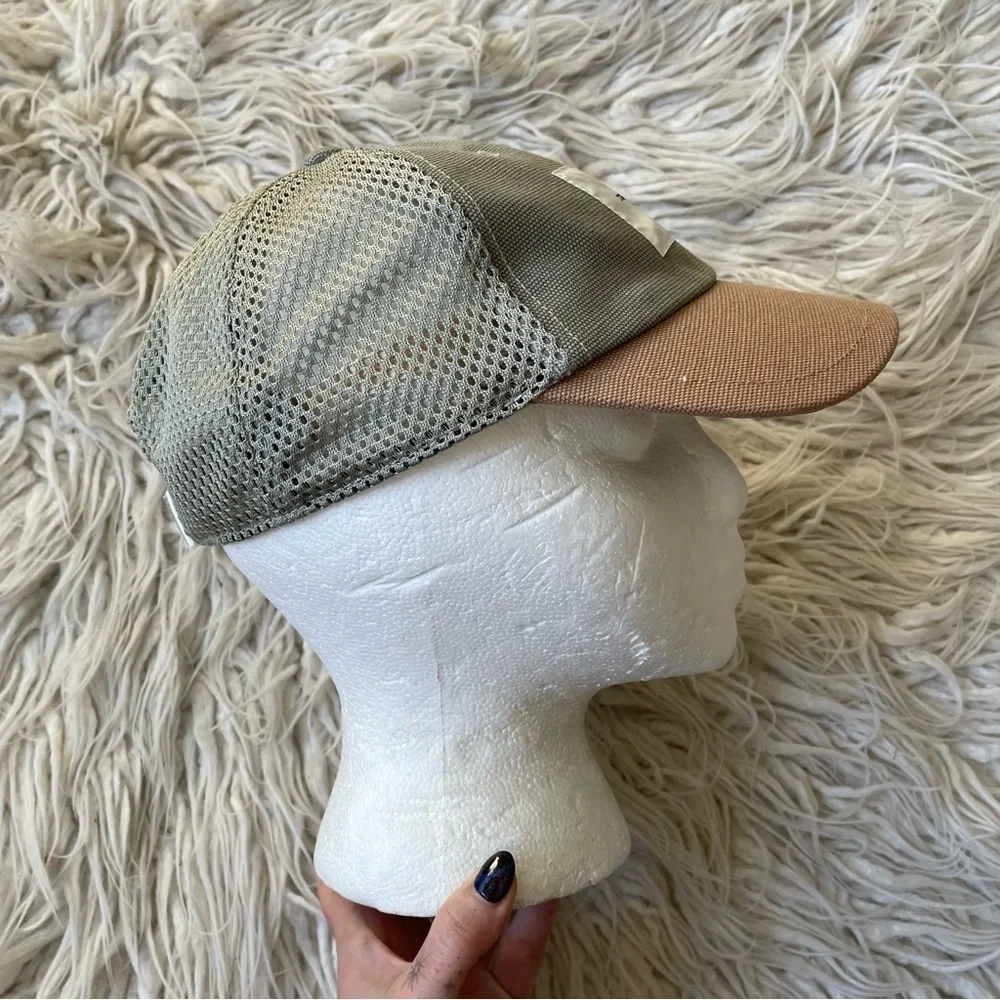 RAG & BONE Dusty Sage Green Recycled Logo Addison Baseball Cap Hat NWOT One Size